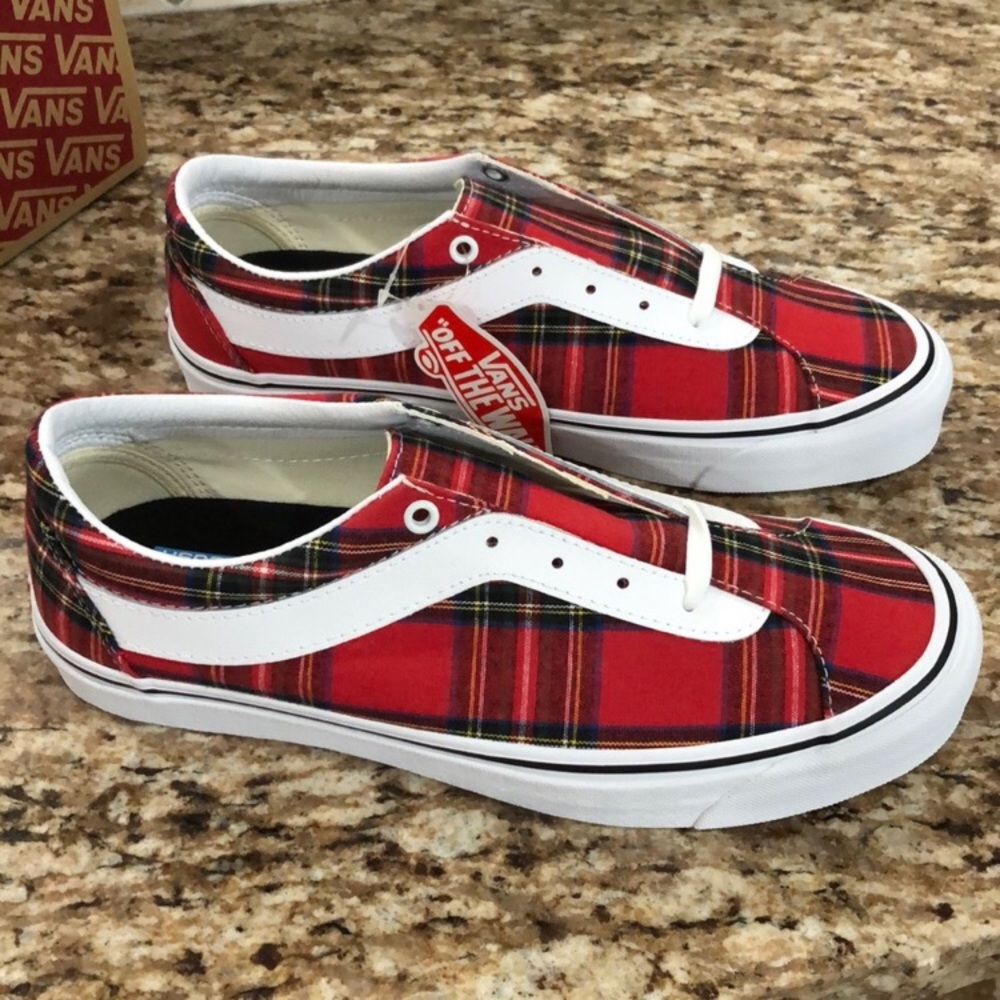 Vans Bold Ni Plaid Red